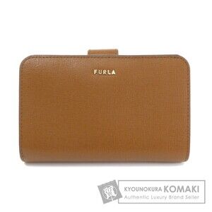 Furla logo motif bifold Wallet leather